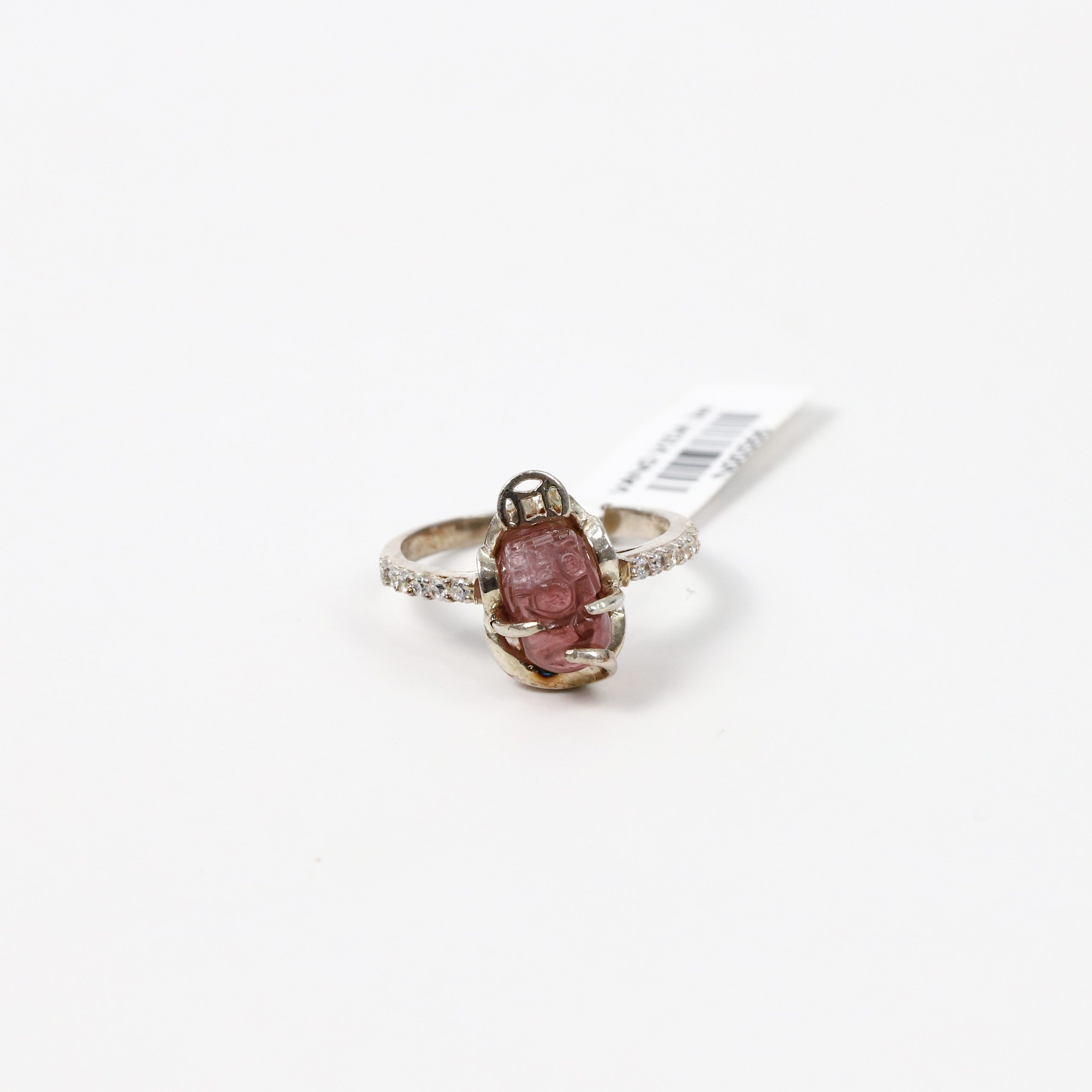ចិញ្ចៀនភីសៀវត្បូង Tourmaline ប្រាក់ S925 - Image 4