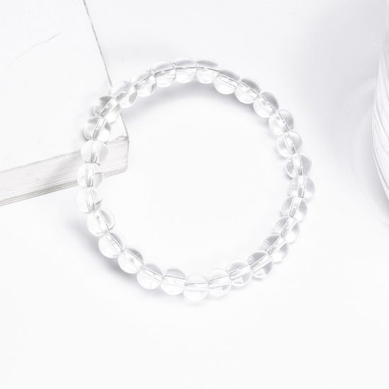 ខ្សែដៃ Quartz ពណ៌ស - Image 2