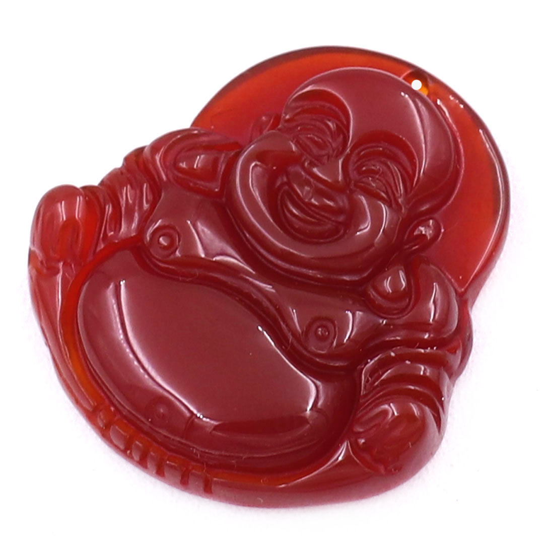 Red Agate Maitreya Pandent - Image 2